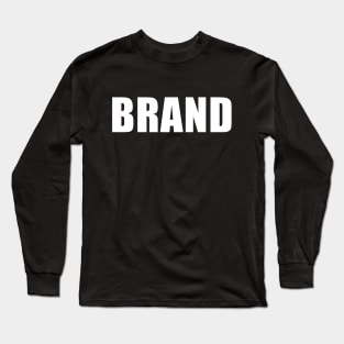 BRAND NAME - White [Roufxis-TP] Long Sleeve T-Shirt